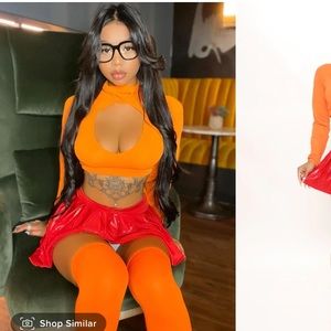 Mystery babe 5 piece costume set